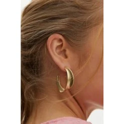 Oliver Bonas Gold Tone Maria Hoop Earrings -Oliver Bonas Shop unnamed file 730