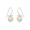 Oliver Bonas Almeta Pearl & Silver Tone Drop Earrings -Oliver Bonas Shop unnamed file 758