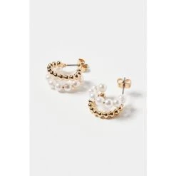 Oliver Bonas Multi Hoop Earrings