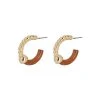 Oliver Bonas Natural Delmare Gold Twist And Resin Hoop Earrings -Oliver Bonas Shop unnamed file 789