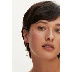 Oliver Bonas Natural Mini Hoop Earrings -Oliver Bonas Shop unnamed file 803