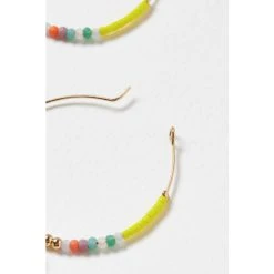 Oliver Bonas Yellow Skyla Seed Bead And Pearl Drop Hoop Earrings -Oliver Bonas Shop unnamed file 858