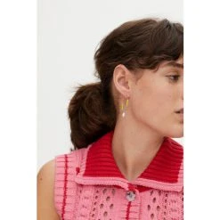 Oliver Bonas Yellow Skyla Seed Bead And Pearl Drop Hoop Earrings -Oliver Bonas Shop unnamed file 859