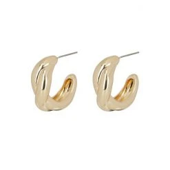 Oliver Bonas Gold Coral Entwined Hoop Earrings -Oliver Bonas Shop unnamed file 876