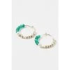 Oliver Bonas Green Geila Beaded Wire Pearl Gold Plated Hoop Earrings -Oliver Bonas Shop unnamed file 877