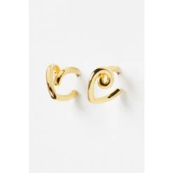Oliver Bonas Gold Aerwyna Knot Twist Hoop Earrings -Oliver Bonas Shop unnamed file 88