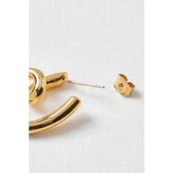 Oliver Bonas Gold Aerwyna Knot Twist Hoop Earrings -Oliver Bonas Shop unnamed file 89