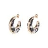 Oliver Bonas Natural Bonnie Moon Shape Marble Resin Inlay Hoop Earrings -Oliver Bonas Shop unnamed file 92