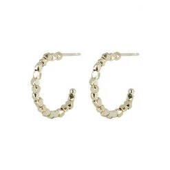 Oliver Bonas Gold Tone Hali Nugget Bead Hoop Earrings -Oliver Bonas Shop unnamed file 923