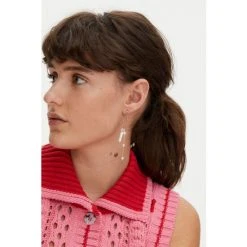 Oliver Bonas Rhea White Long Faux Pearls And Beads Drop Stud Earrings -Oliver Bonas Shop unnamed file 929