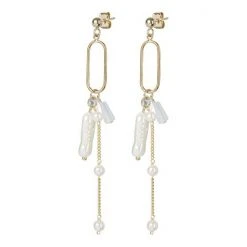 Oliver Bonas Rhea White Long Faux Pearls And Beads Drop Stud Earrings -Oliver Bonas Shop unnamed file 930