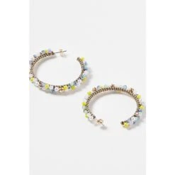 Oliver Bonas Natural Malie Beaded Hoop Earrings -Oliver Bonas Shop unnamed file 933