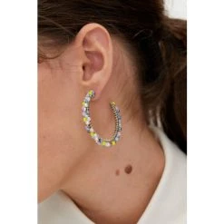 Oliver Bonas Natural Malie Beaded Hoop Earrings -Oliver Bonas Shop unnamed file 936