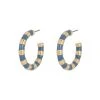 Oliver Bonas Natural Lana Blue Textured Hoop Earrings -Oliver Bonas Shop unnamed file 951