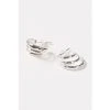 Oliver Bonas Silver Coloured Dory Textured Triple Circle Hoop Earrings -Oliver Bonas Shop unnamed file 972