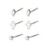 Oliver Bonas Silver Carlotta Mini Shape Silver Stud Earrings Set Of Three -Oliver Bonas Shop unnamed file 982