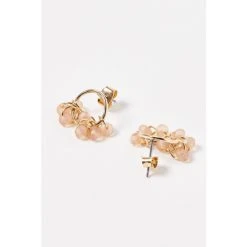Oliver Bonas Pink Tehila Bead Cluster Ring Top Stud Earrings -Oliver Bonas Shop unnamed file 990