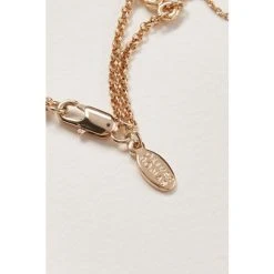 Oliver Bonas Gold Tone Faro Pearl Charms Layered Row Necklace -Oliver Bonas Shop unnamed file 997